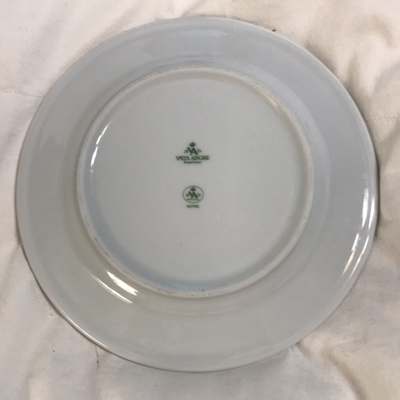 - Beautiful vista Alegre bread plate 7 inch diameter set of 4 Euc - Picture 3 of 5